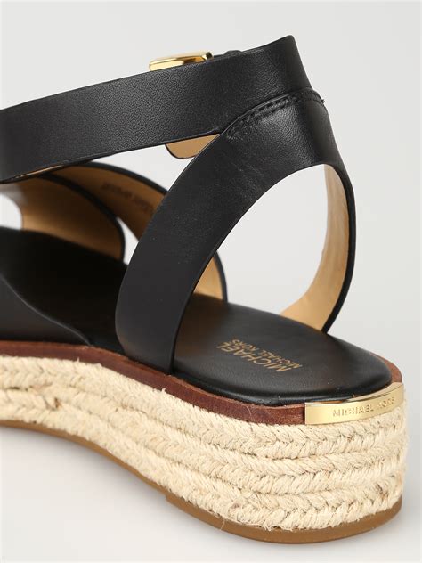 michael michael kors abbott sandals|Abbott Leather Espadrille Sandal .